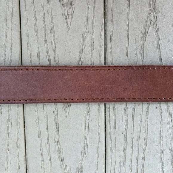AEO Brown Leather Double O Ring Belt - Picture 7 of 7